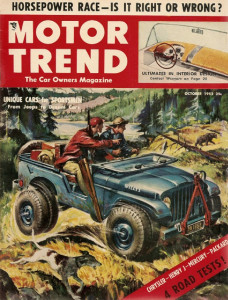 MOTOR TREND 1952 OCT - NEW SARATOGA, CORSAIR, PACKARD 300 & MERCURY TESTED